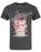 David Bowie Aladdin Sane Print Mens Grey Short Sleeved T-Shirt