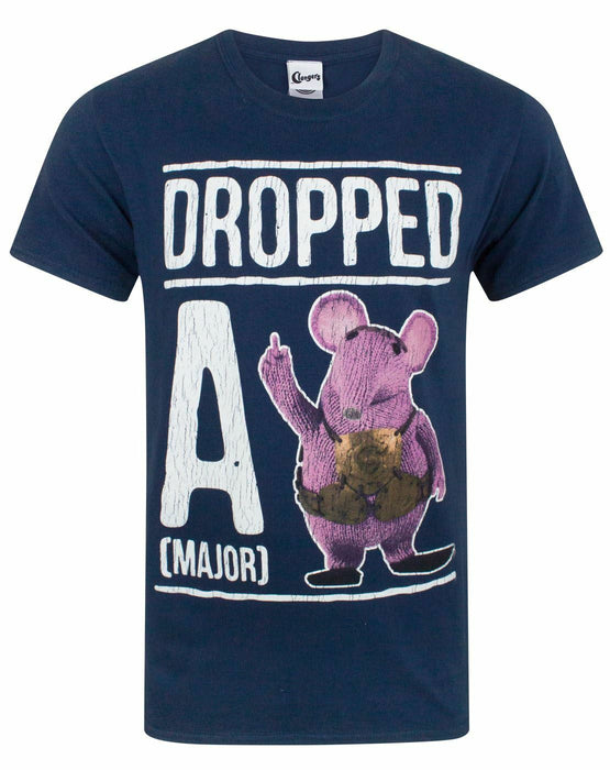 Clangers Major Clanger Mens Blue Short Sleeved T-Shirt