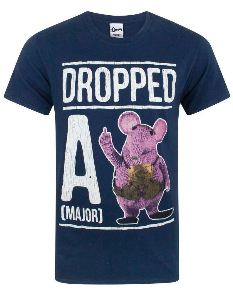 Clangers Major Clanger Mens Blue Short Sleeved T-Shirt