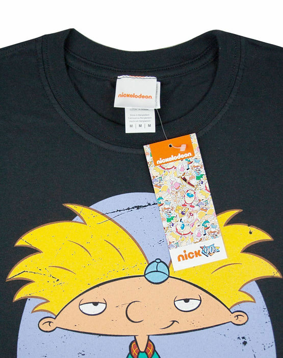 Nickelodeon Arnold Mens Black Short Sleeved T-Shirt
