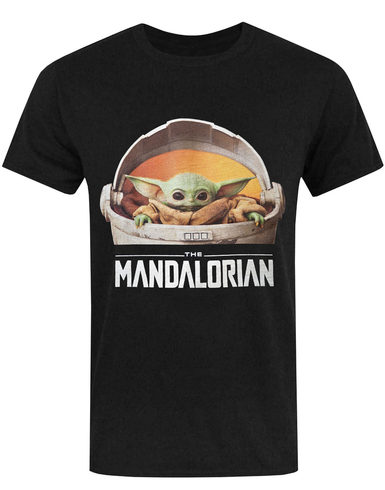 Star Wars Mandalorian Mens Black Short Sleeved T-Shirt