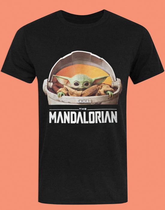 Star Wars Mandalorian Mens Black Short Sleeved T-Shirt