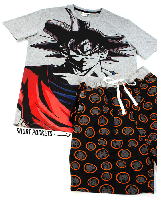 Pyjama Long Homme Dragon Ball Z - Licence Officielle, Coton Mélangé - Cadeau Pour Fan - 12