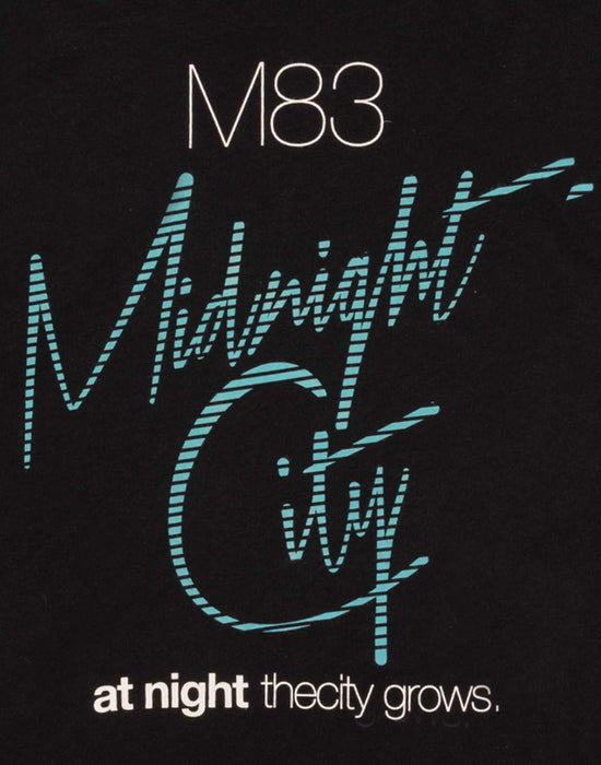 M83 Mens Black Short Sleeved T-Shirt