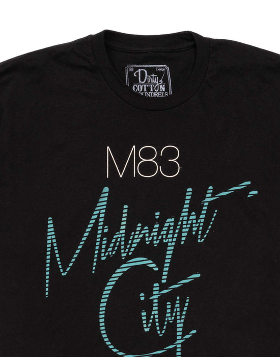 M83 Mens Black Short Sleeved T-Shirt