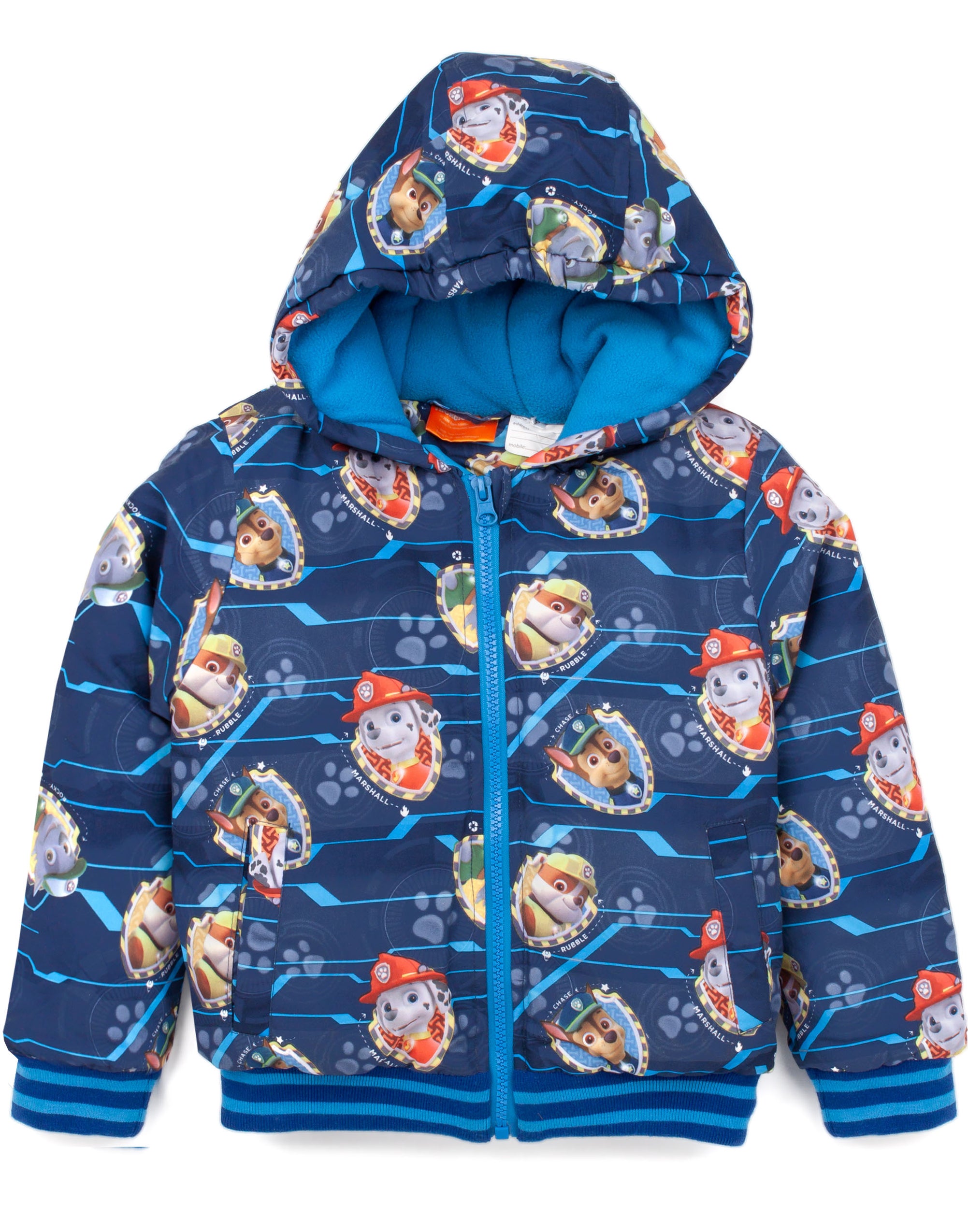 Paw Patrol Toddler Girls/Boys Character Print Bomber Jacket Red