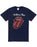 The Rolling Stones Mens Blue Short Sleeved T-Shirt