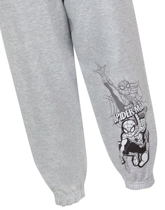 Marvel Spider-Man Boys Grey Joggers