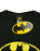DC Comics Distressed Logo Womens Black Short Sleeved T-Shirt