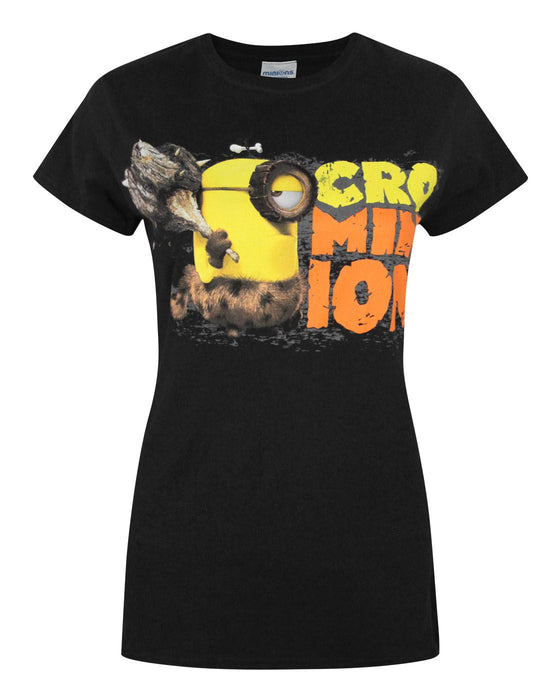 Despicable Me Womens Black Short Sleeved T-Shirt