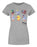 Crossy Road Womens Grey Short Sleeved T-Shirt