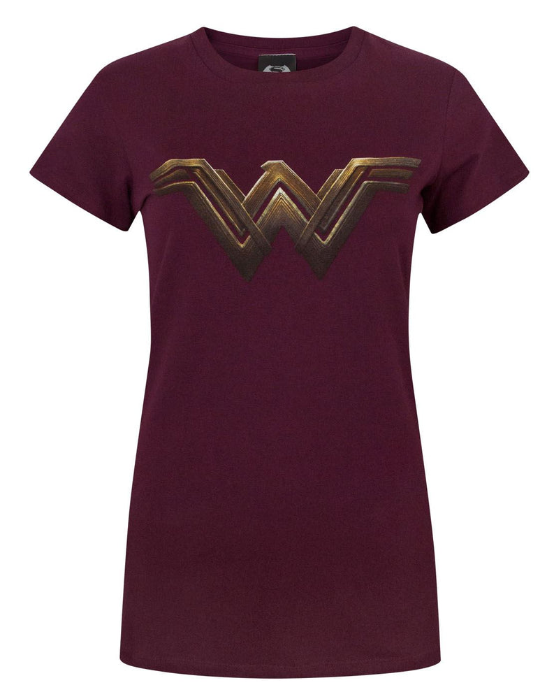 DC Comics Wonder Woman Womens Red Short Sleeved T-Shirt