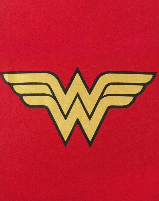 DC Comics Logo Womens Red Short Sleeved T-Shirt