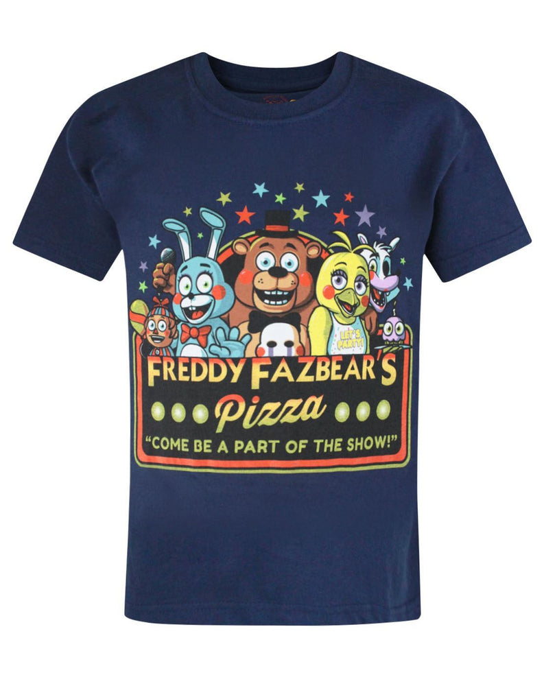 Five Nights At Freddy's Part Of The Show Kid's Navy T-Shirt