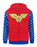 Wonder Woman Logo Girl's Zip-Up Hoodie