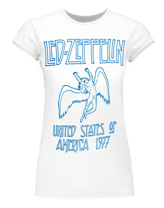 Amplified Led Zeppelin USA 1977 Women's T-Shirt