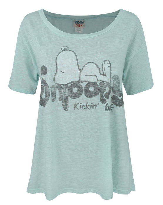 Junk Food Snoopy Kickin' Back Women's T-Shirt