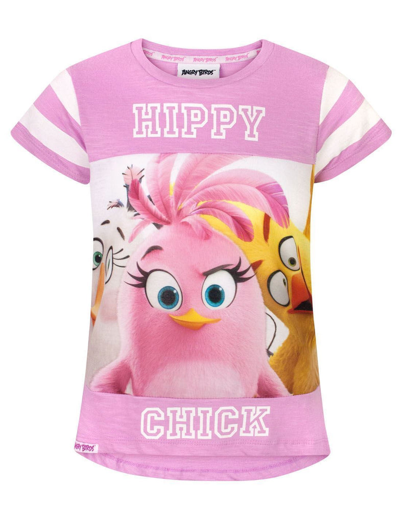 Angry Birds Hippy Chick Girl's T-Shirt