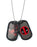 Marvel Deadpool Dogtags With Chain Necklace