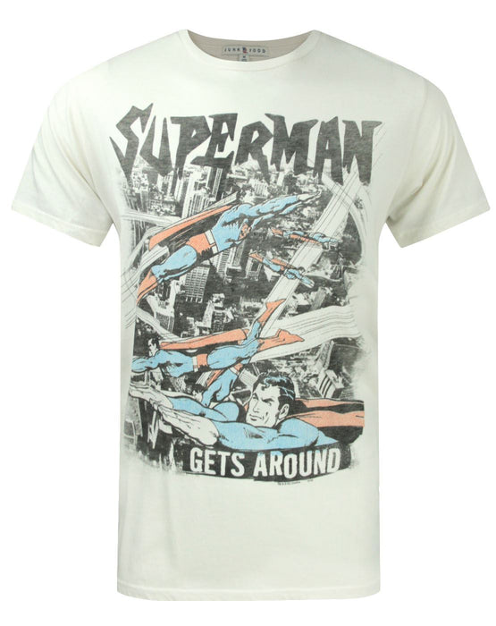 Junk Food Superman Gets Around Men's T-Shirt