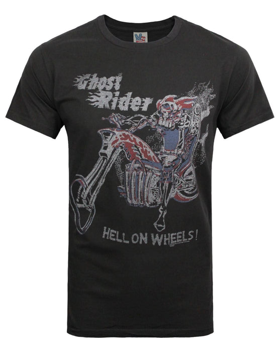 Junk Food Ghost Rider Hell On Wheels Men's T-Shirt
