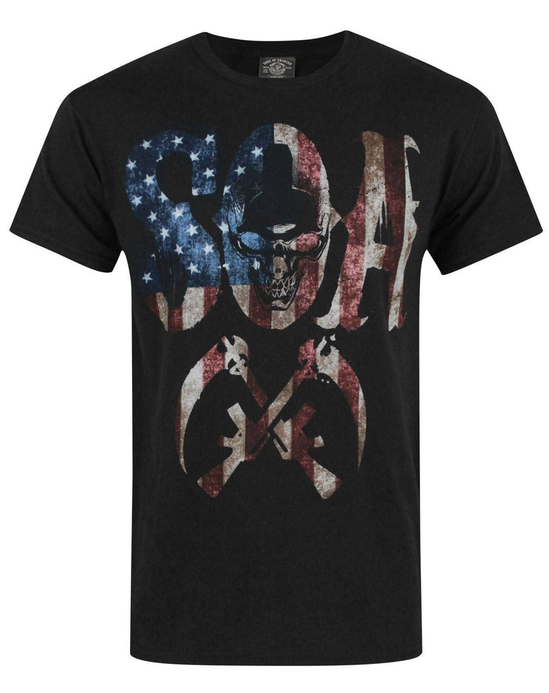 Sons Of Anarchy Americana & Crossed Rifles Men's T-Shirt