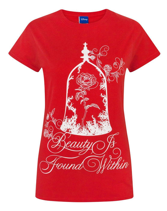 Disney Beauty And The Beast Enchanted Rose Women's T-Shirt