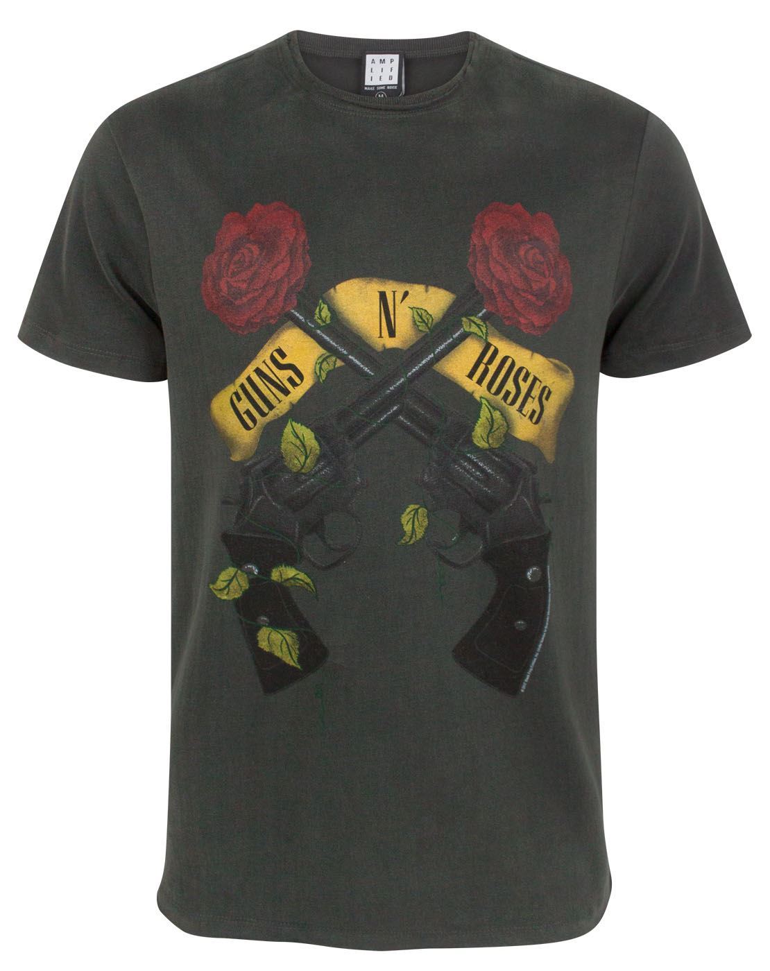 Gun Roses Pj Amplified Guns N Roses Pistols Men's T-Shirt — Vanilla Underground