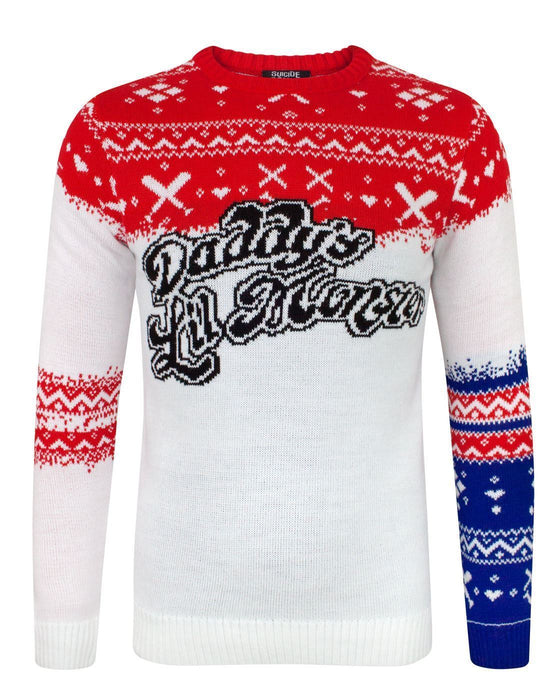 Suicide Squad Daddy's Lil Monster Christmas Jumper