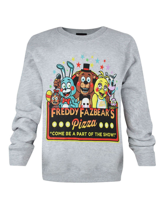 Five Nights At Freddy's Part Of The Show Kid's Grey Sweatshirt