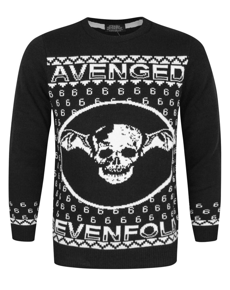 Avenged Sevenfold Deathbat Unisex Christmas Jumper