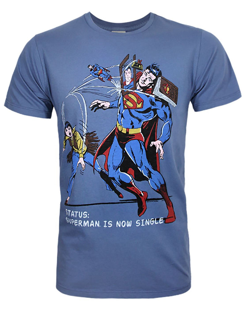Junk Food Superman Is Now Single Men's T-Shirt