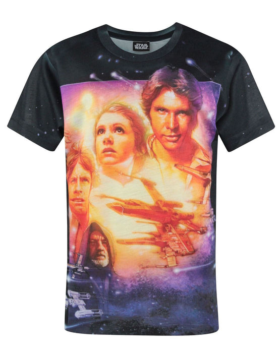 Star Wars A New Hope Sublimation Short Sleeve Boy's T-Shirt