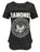 Amplified Ramones Seal Logo Women's Sheer Panel T-Shirt