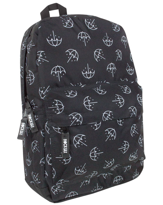 Rock Sax Bring Me The Horizon Umbrella Black Backpack and Pencil Case Set