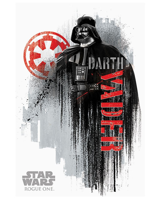 Star Wars Rogue One Darth Vader Grunge Maxi Poster