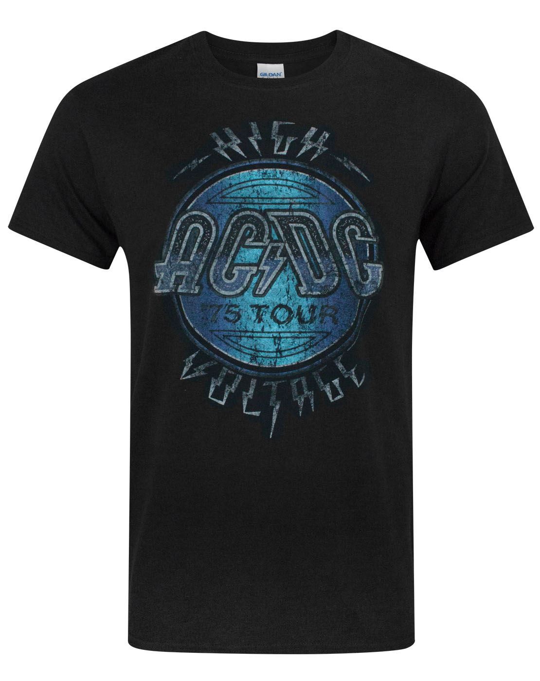 AC/DC 75' High Voltage Tour Men's T-Shirt — Vanilla Underground