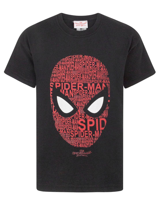 Spider-Man Homecoming Text Mask Boy's T-Shirt