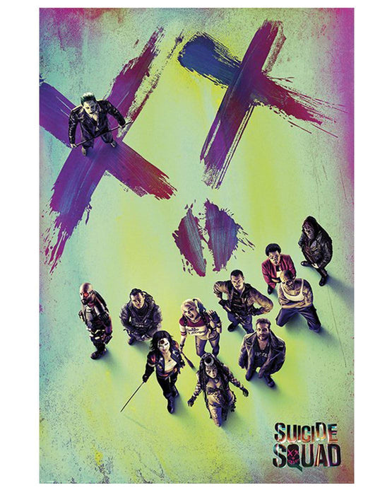 Suicide Squad Face Poster