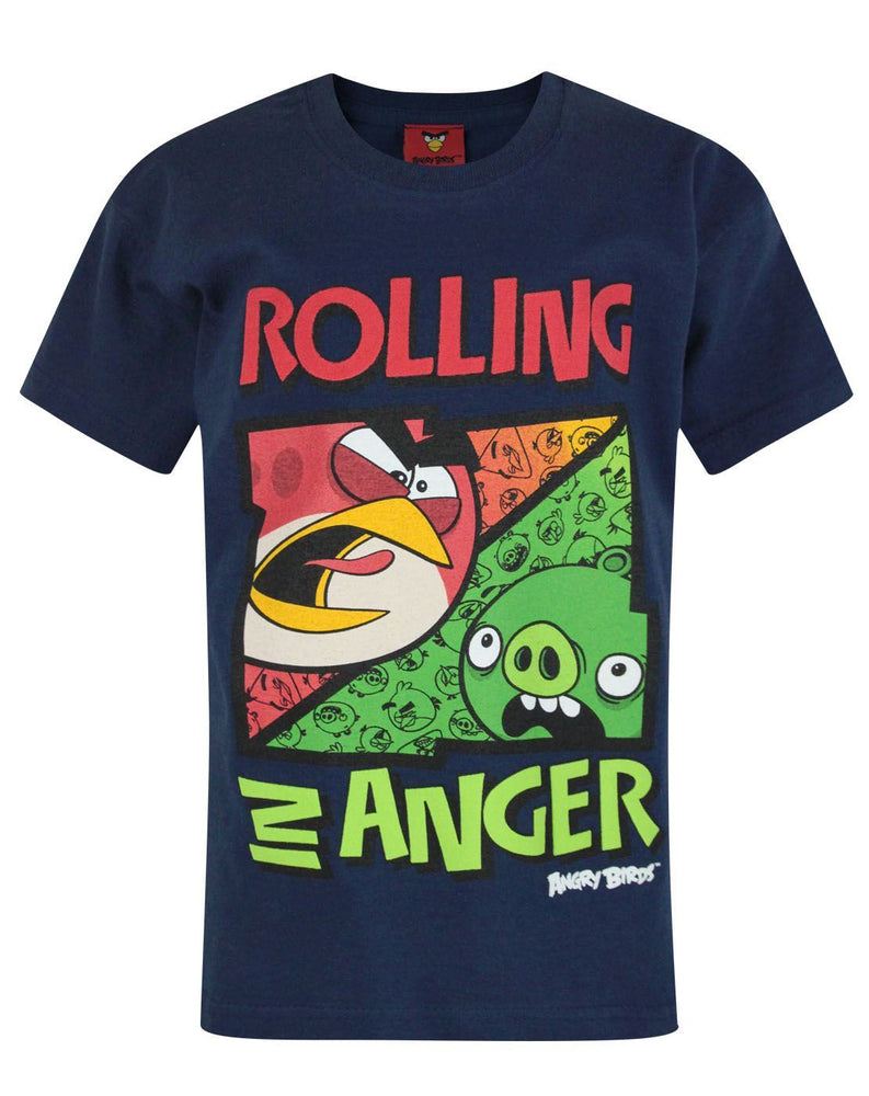 Angry Birds Rolling In Anger Boy's T-Shirt