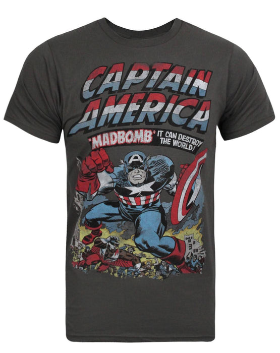 Jack Of All Trades Captain America Madbomb Men's T-Shirt