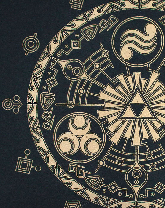 The Legend Of Zelda Runes Men's Black T-Shirt