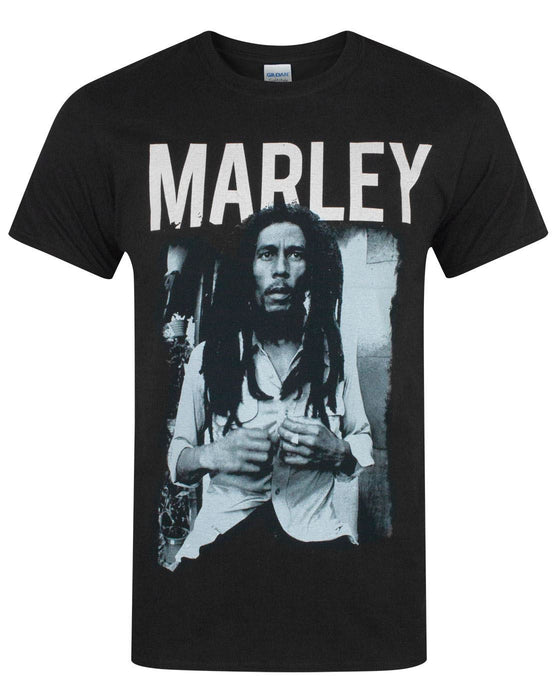 Bob Marley Black And White Men's T-Shirt