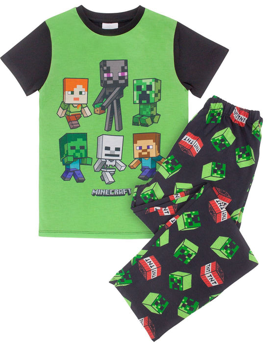 Minecraft Creeper TNT Boy's Pyjamas