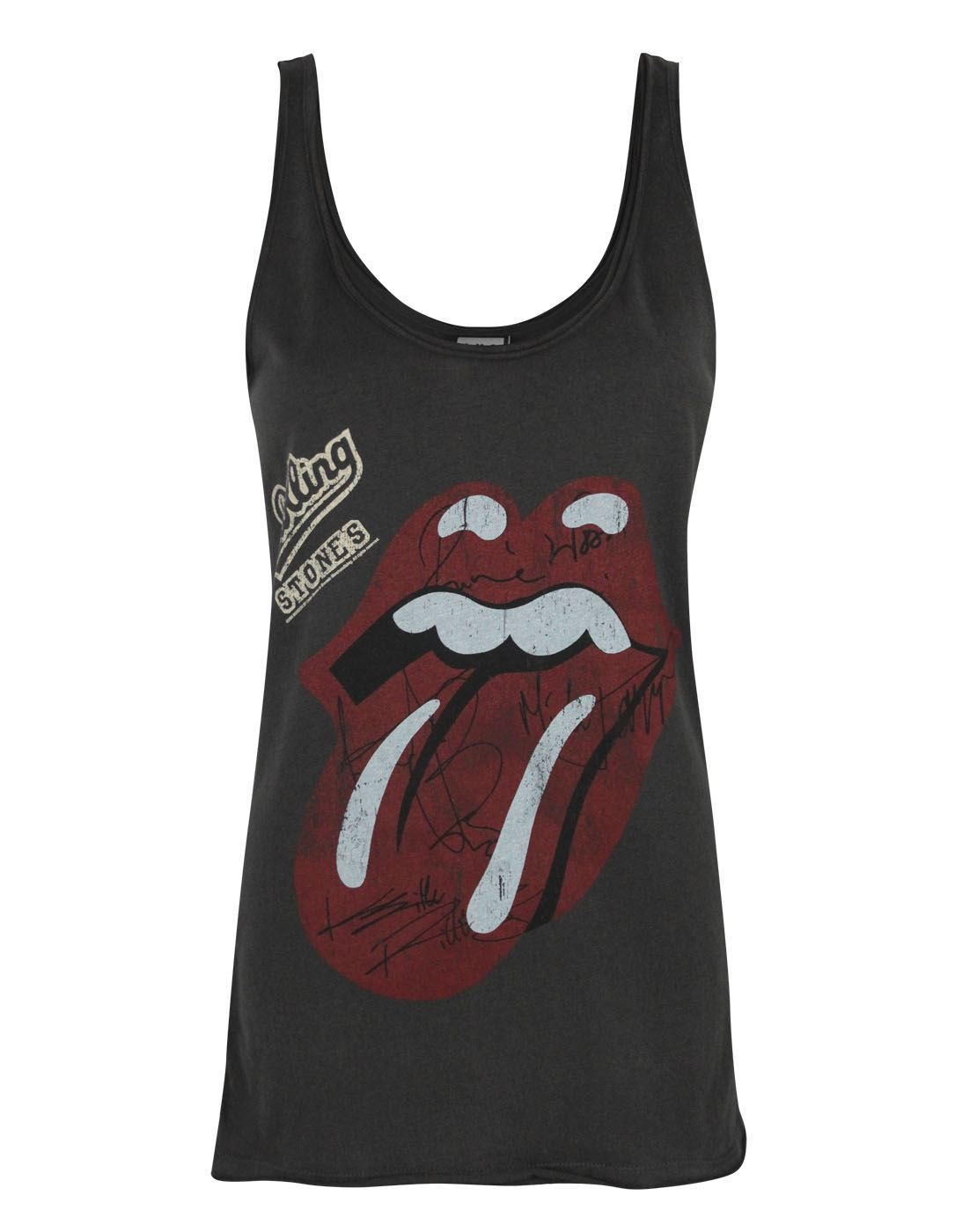 Amplified Rolling Stones Autograph Women's Vest — Vanilla Underground