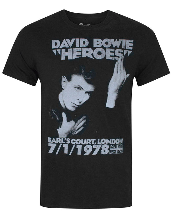 David Bowie Heroes Earls Court Men's T-Shirt