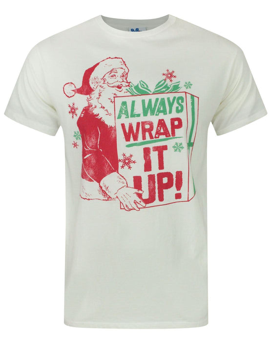 Junk Food Santa Always Wrap It Up Men's T-Shirt