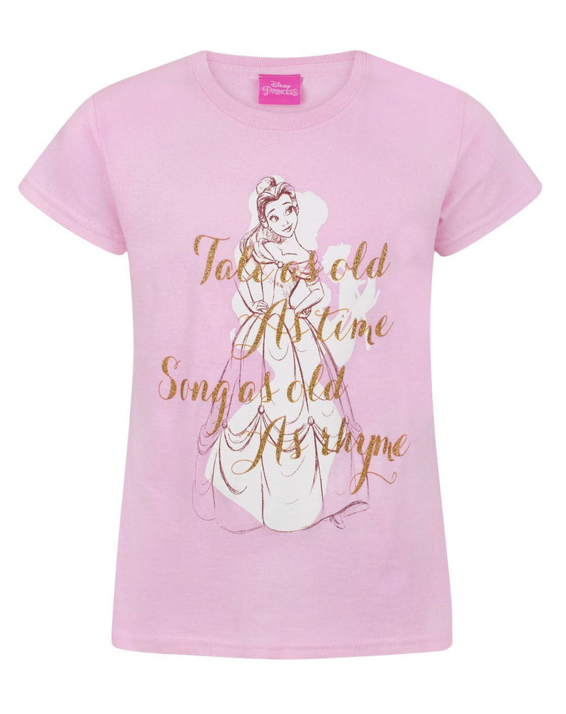 Disney Beauty And The Beast Tale As Old As Time Girl's T-Shirt