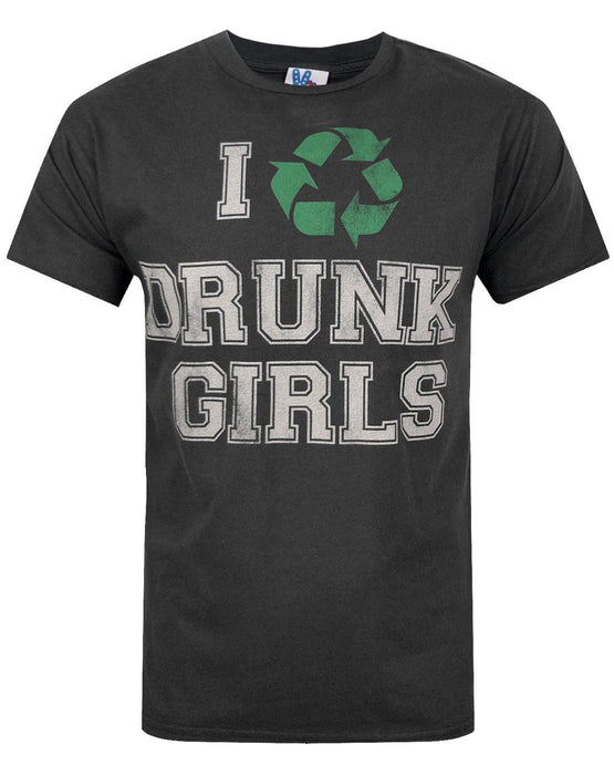 Junk Food I Recycle Drunk Girls Men's T-Shirt