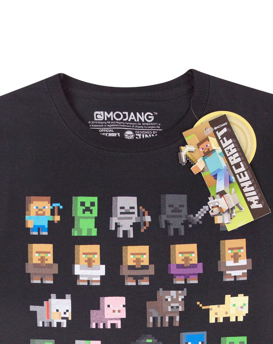 OFFICIALLY LICENSED MINECRAFT MERCHANDISE - This top is 100% official Minecraft merchandise making the perfect gift for all them Minecrafters! To get the most out of this product please follow all wash and care label instructions before use.